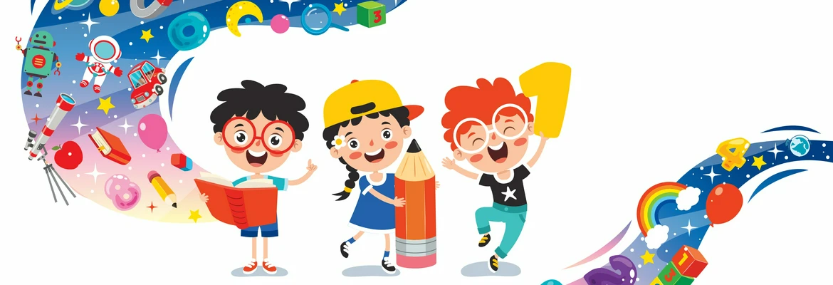 dzieci poznające świat wyobraźni