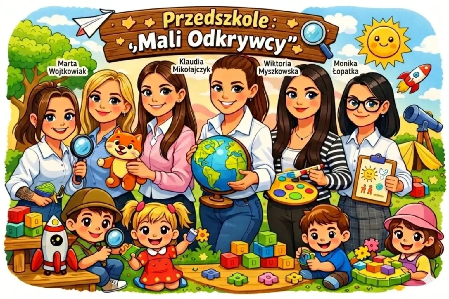 Monika Łopatka, Wiktoria Myszkowska, Klaudia Mikołajczyk, Marta Wojtkowiak